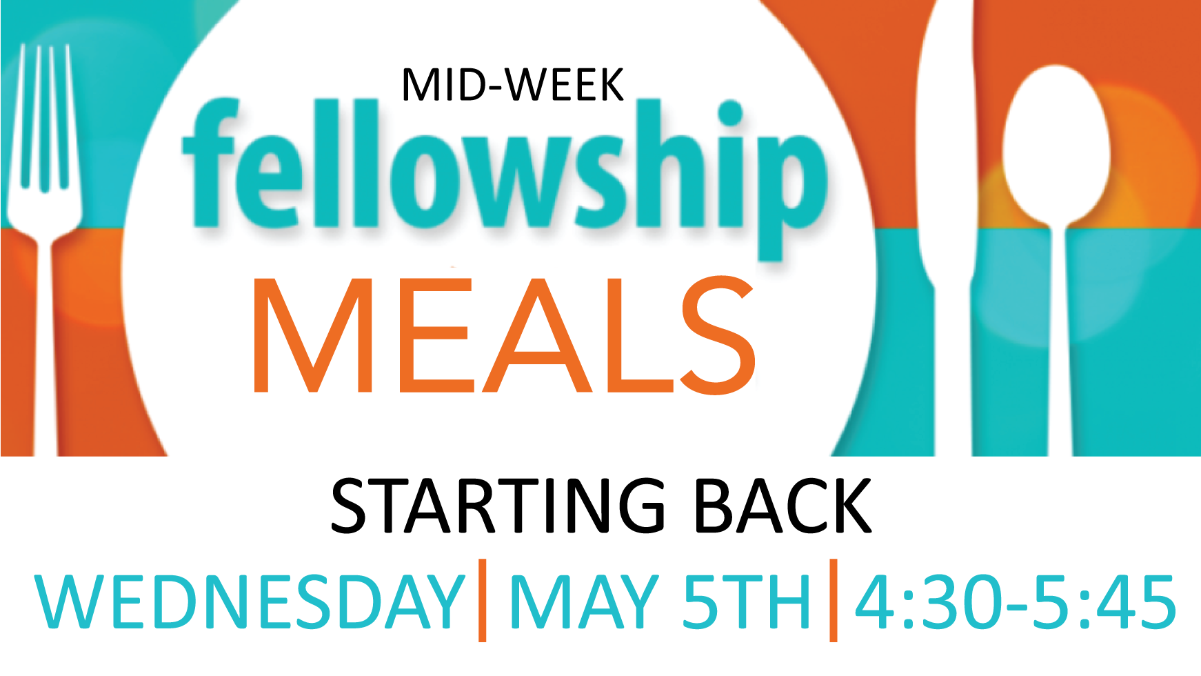 Wednesday Night Fellowship Meals – Hot Springs Baptist Church